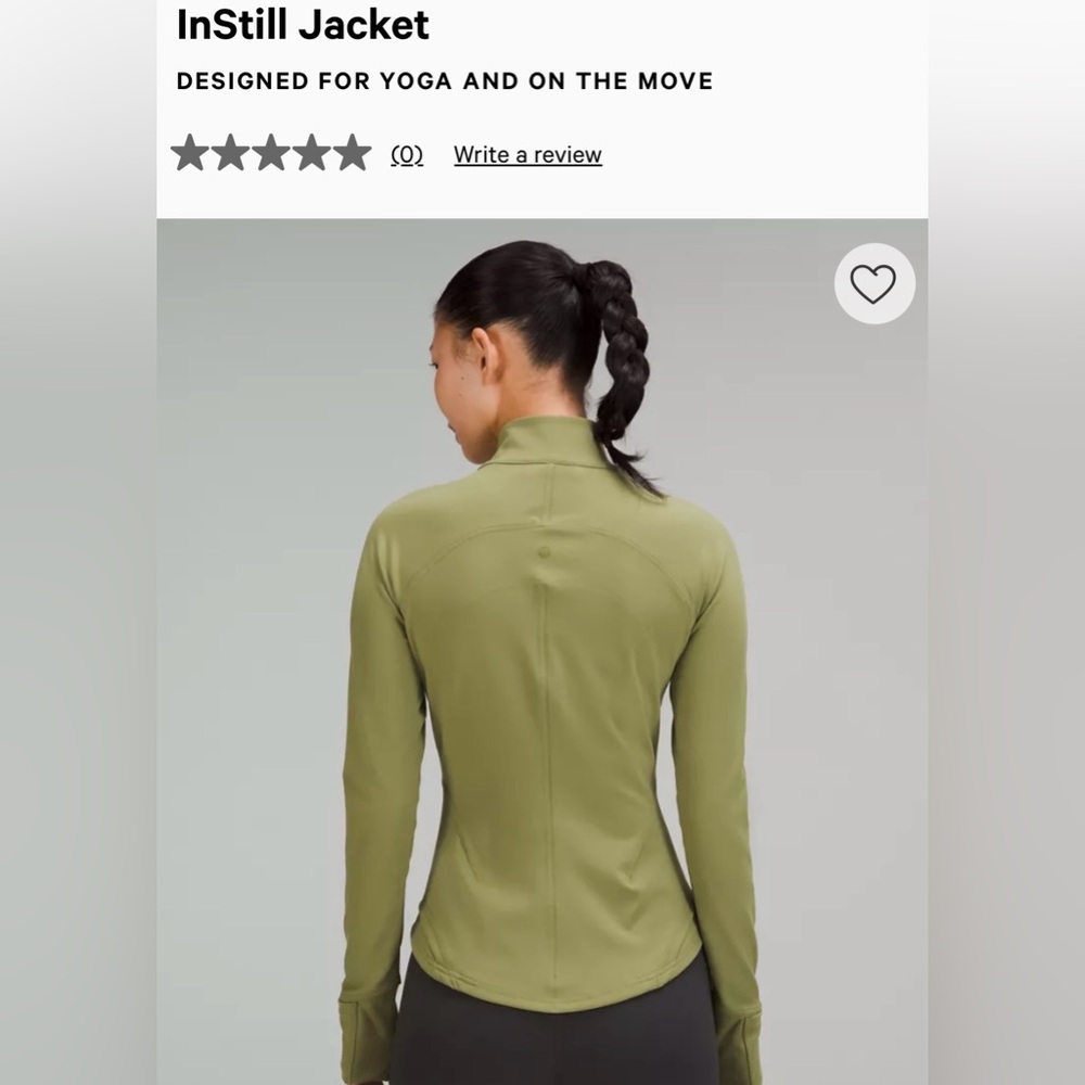 Lululemon InTransit Green Jacket - Picture 2 of 10